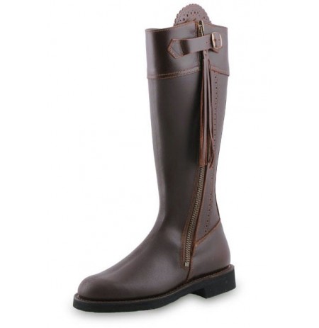 QUALITY HUNTING BOOTS WITH TASSELS Stylish hunting boots with fringe