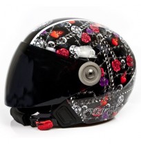 Pin up rock bike helmet