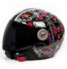 Pin up rock bike helmet