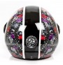 Casque moto rock noir