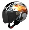 Rock flames bike helmets