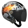 Casque moto rock noir