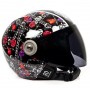 Casque moto rock noir