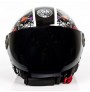 Casque moto rock noir