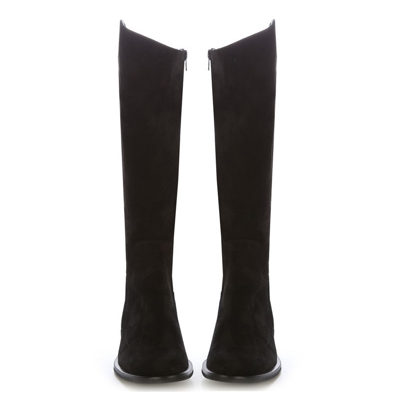 suede riding boots