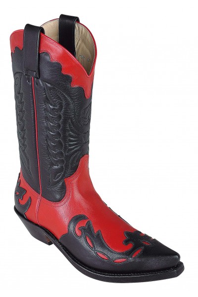 Black and red Mexican boots special big 