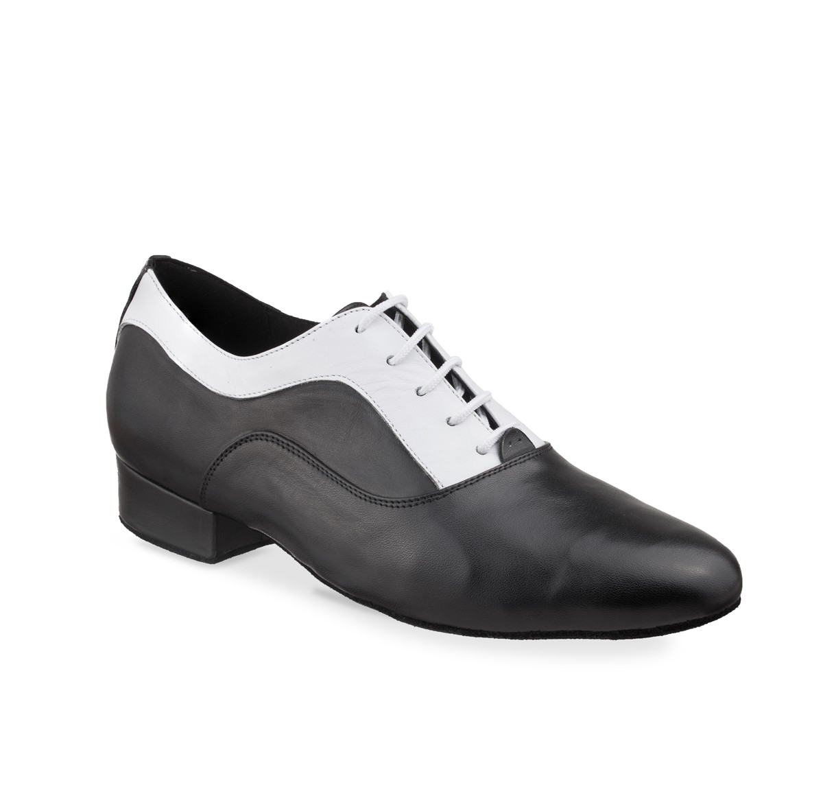 mens black and white dance shoes