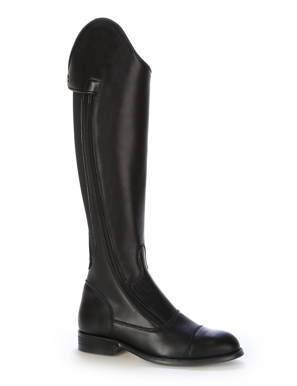 measure black leather dressage boot 
