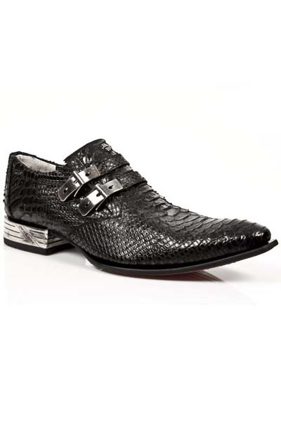 REAL SNAKESKIN LEATHER FORMAL SHOES 